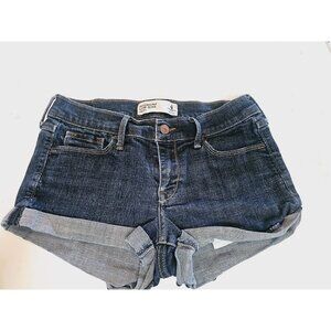 Abercombie & Fitch‎ Low Rise Shorts size 4 Blue denim